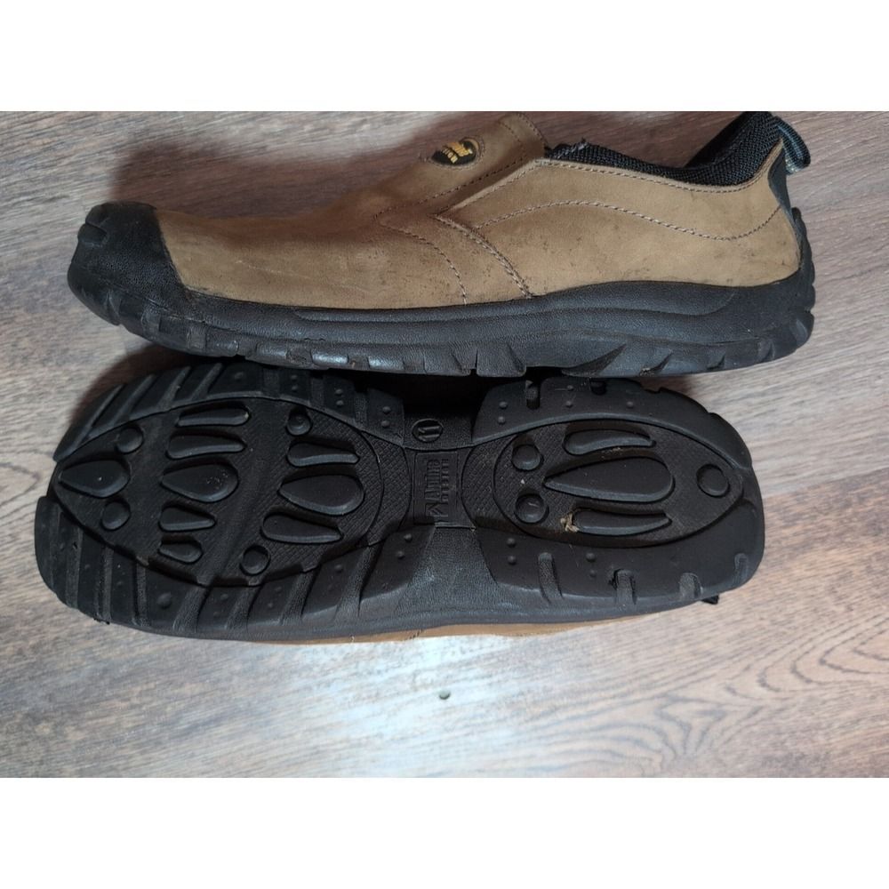 Alpine Design Men's Size 11M Brown Leather Casual Slip On Comfort Shoes - Picture 15 of 16